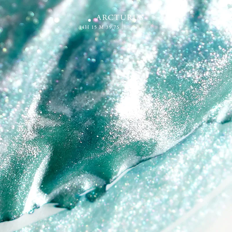 18 색상 골드 파우더 점진적 만년필 잉크 병 18ML 다채로운 수채화 안료 잉크 그림 미술 사무용품