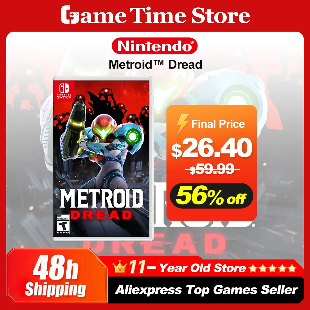 Metroid Dread Nintendo Switch Game Deals 100% Original Physical