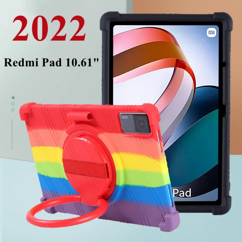 Funda para tableta para Xiaomi Redmi Pad 2022 de 10.61 pulgadas para niños,  duradera y ligera, EVA, a prueba de golpes, funda de soporte con mango