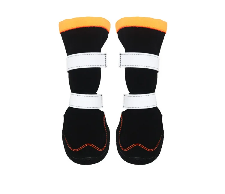 

Long-Legged Warm Dog Shoes Outdoor Knee High Anti-Slip Waterproof Boots with Reflective Strips Avoid Frostbite Dog Paw