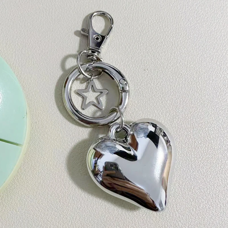 Брелок из сплава в виде сердечек | AliExpress