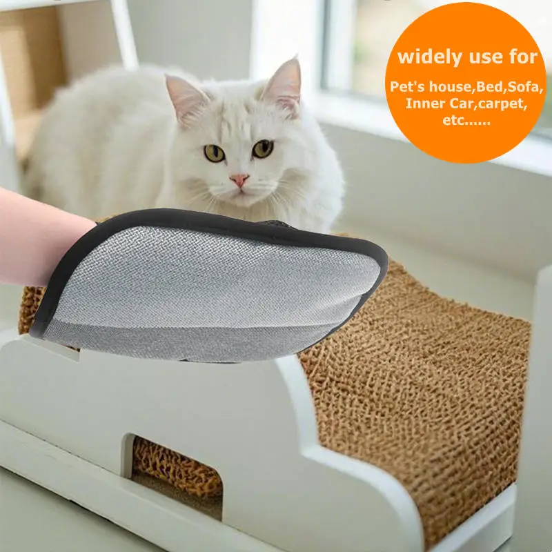 Pet Hair Removal Tool Static Gloves for Pet Hair Dog Cat Remover Glove for Couch Clothes Car Carpet Bed Bedding Furniture