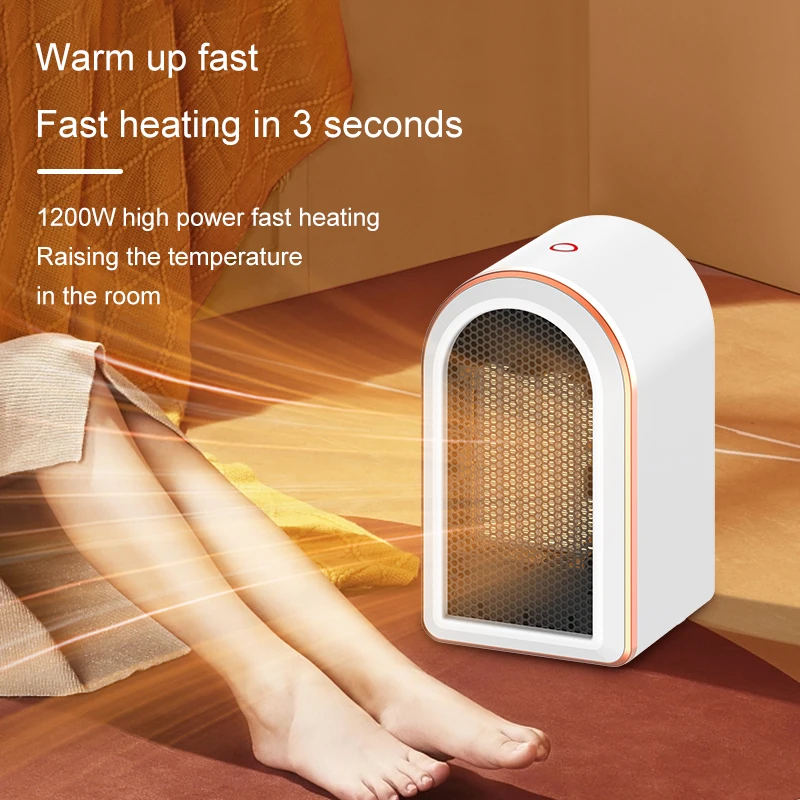 Electric Heater Portable 1200w Two-speed Ptc Energy Heating Stove Fan Radiator Warmer Machine For Winter Desktop Heaters110/220V