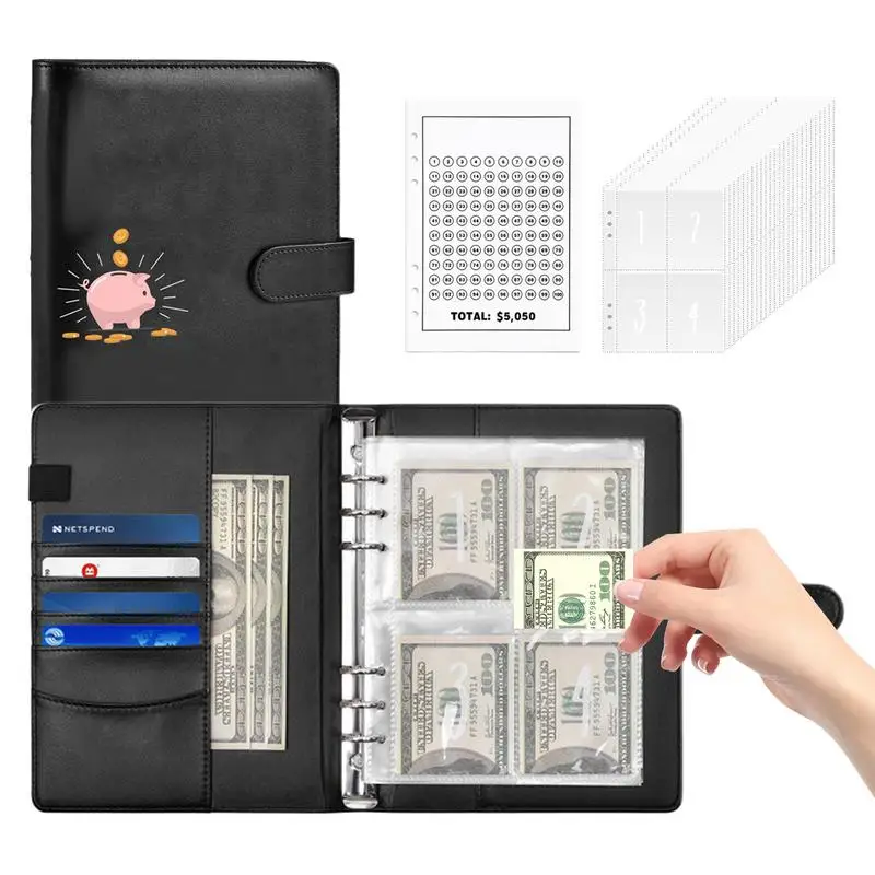 100 Envelopes Money Saving Challenge Money Saving Challenge Book Envelope Binder Savings Challenges Budget Book Binder