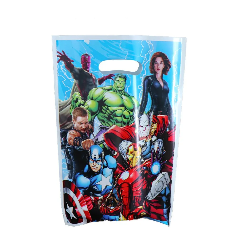 thumbnail image 1 of Bolsas de regalo para fiestas de Mickey Minnie Mouse, Frozen, Elsa, Anna, bolsas de plástico para dulces, bolsas de botín para fiestas infantiles, suministros para fiestas de cumpleaños infantiles, 1 of 5