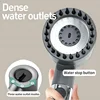 Shower Head High Pressure Filter Water-saving Shower Knobs Holder Hose 4-mode Spray with Massage Brush Bathroom Accessories 2