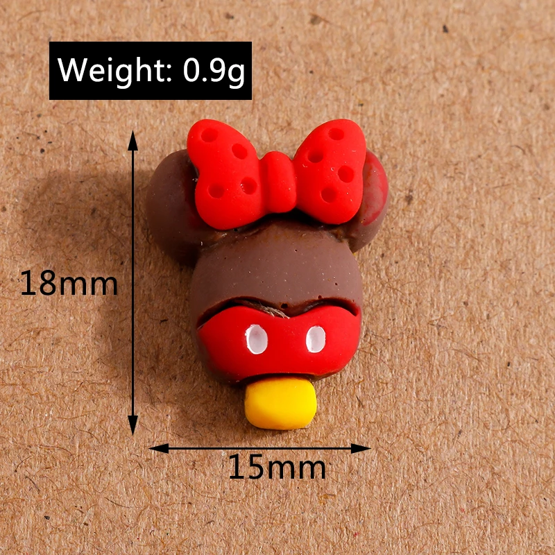 10 Stück Mix süße Lebensmittel Donut Kuchen flache Rückseite Harz Cabochon Verzierungen DIY Scrapbooking für Mädchen Haarnadel Brosche Haarschleifen – Detail 15