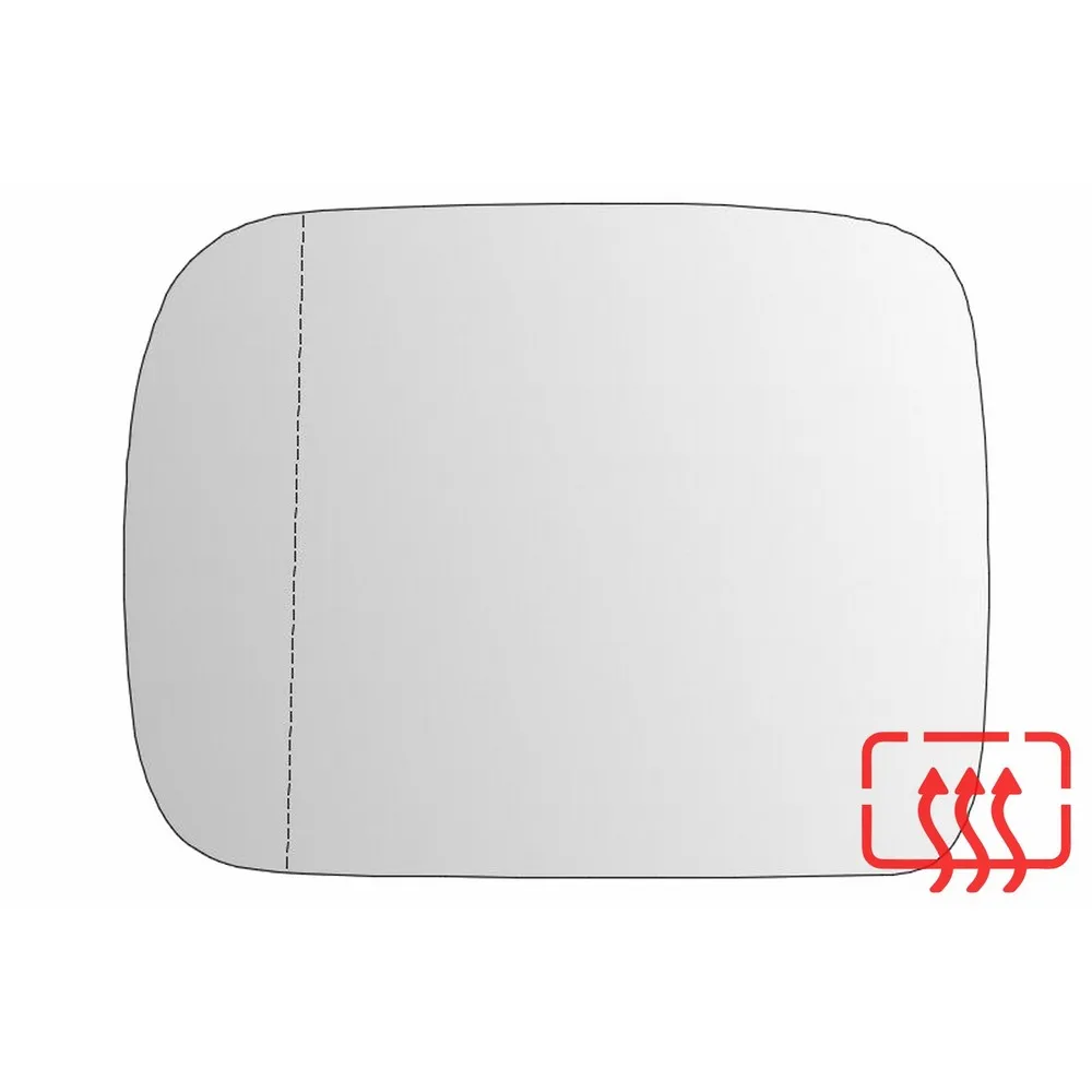 Mirror element left Nissan Terrano II 1993 1996 year асферика neutral C обогревом mirror for car | Автомобили и