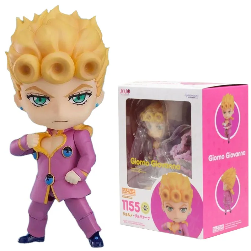 

GSC Genuine Good Smile JOJO's Bizarre Adventure Golden Wind Giorno Giovanna Joints Movable Anime Action Figures Toys Kids Gifts