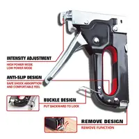 3 In 1 Nail Gun DIY Furniture Construction Stapler Upholstery Staple Gun With 600 Staples Home Decor Carpentry Tools 2