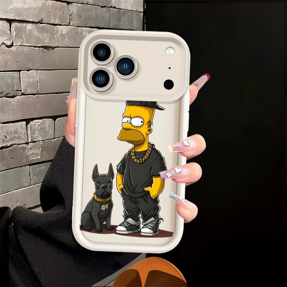 Handyhülle für iPhone 17 15 Plus 16e Air 14 12 13 16 Pro Max 11 Softcover The Simpsons Cool Bart – Detail 5
