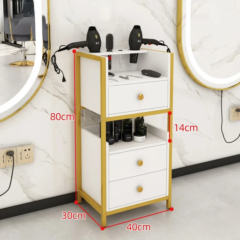 Barber Salon Trolley Medical Rolling Makeup Cosmetic Salon Trolley Tattoo Cleaning Carrello Attrezzi Salon Furniture Bl50St