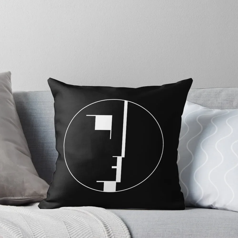 

Bauhaus Logo Throw Pillow Cushion Cover For Sofa Sitting Cushion christmas pillow case