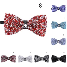 

Men's Bow Tie Crystal Rhinestone Starry Rhinestone Collar Wedding Banquet Feast Club Pparty Bridegroom Shinning Fashion