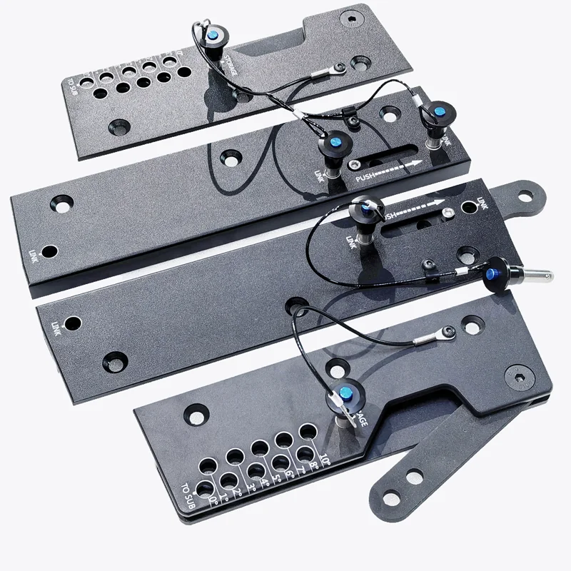 MW Audio 12" Aluminium Line Array Rigging-Kit, 4-Punkt-Hardware für professionelle Bühnenlautsprechersysteme – Detail 5