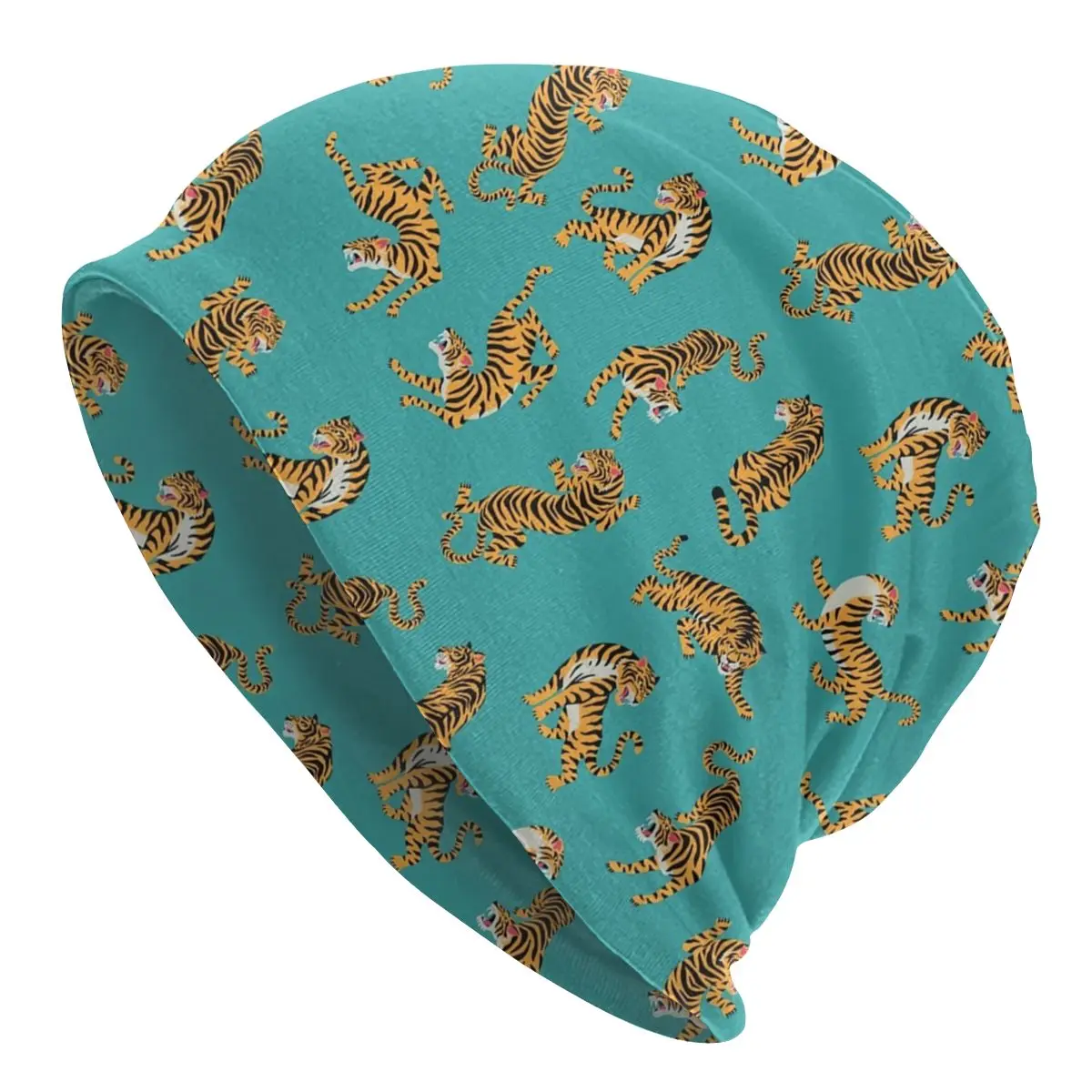 

Bengal Tigers Bonnet Hats Hip Hop Ski Skullies Beanies Hat Animal Leopard Tropical Print Wildlife Knitting Hats Spring Caps