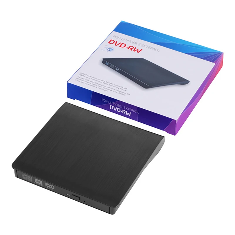 노트북 데스크탑 모바일 기기용 범용 브러시드 중립 USB 3.0 외장 DVD 버너 광학 드라이브 - 외장 드라이브