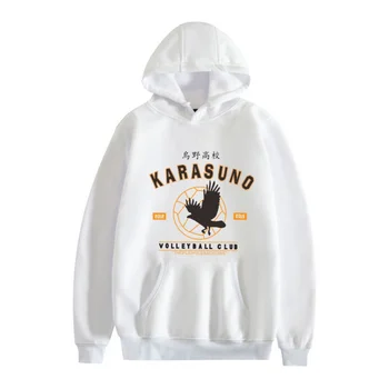 2025 موضة الاتجاه فضفاض الكرة الطائرة الشباب الكرتون انمي ياباني طباعة فضفاض هوديي البلوز للرجال