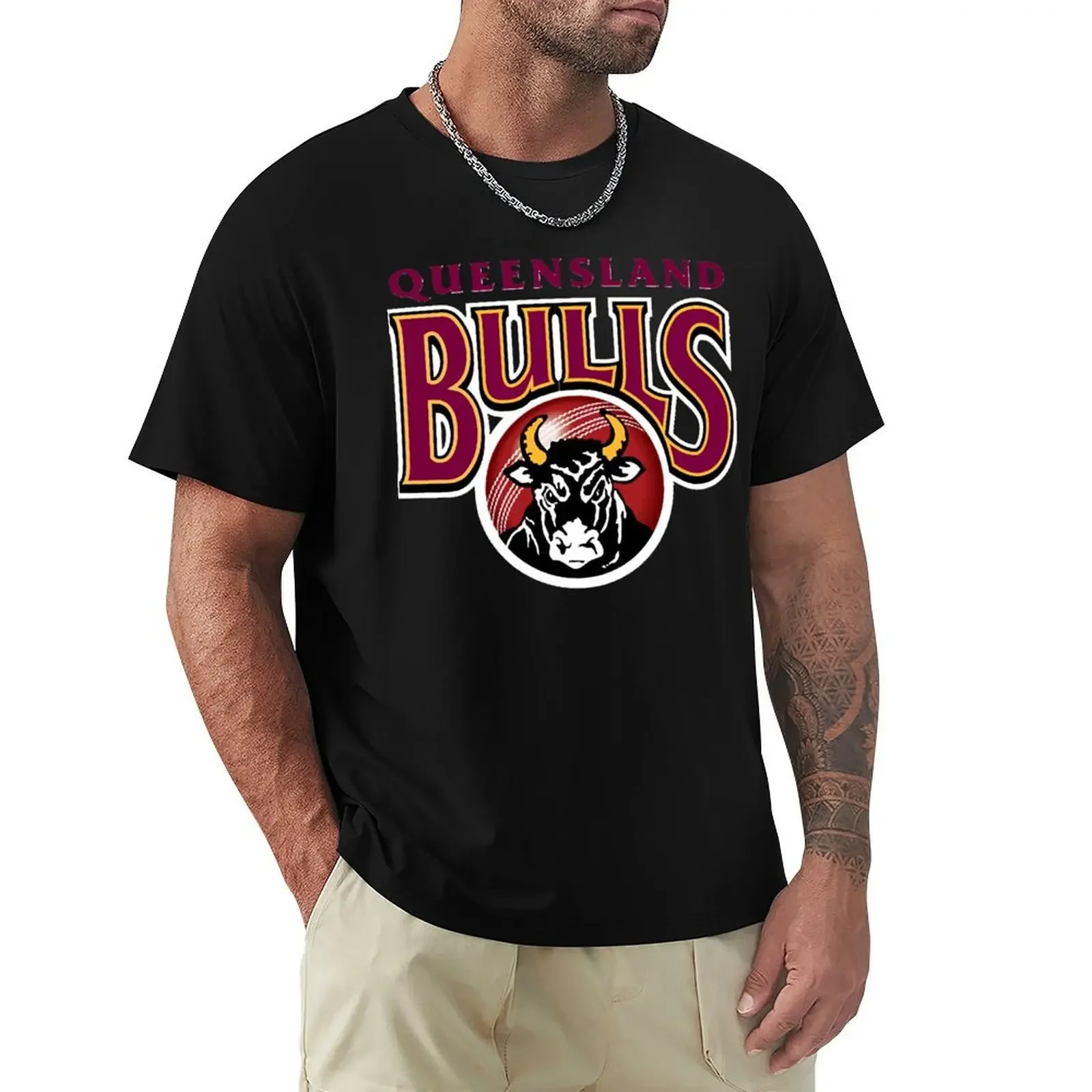 

Queenslands Bulls Essential T-shirt new edition for a boy heavyweights mens big and tall t shirts