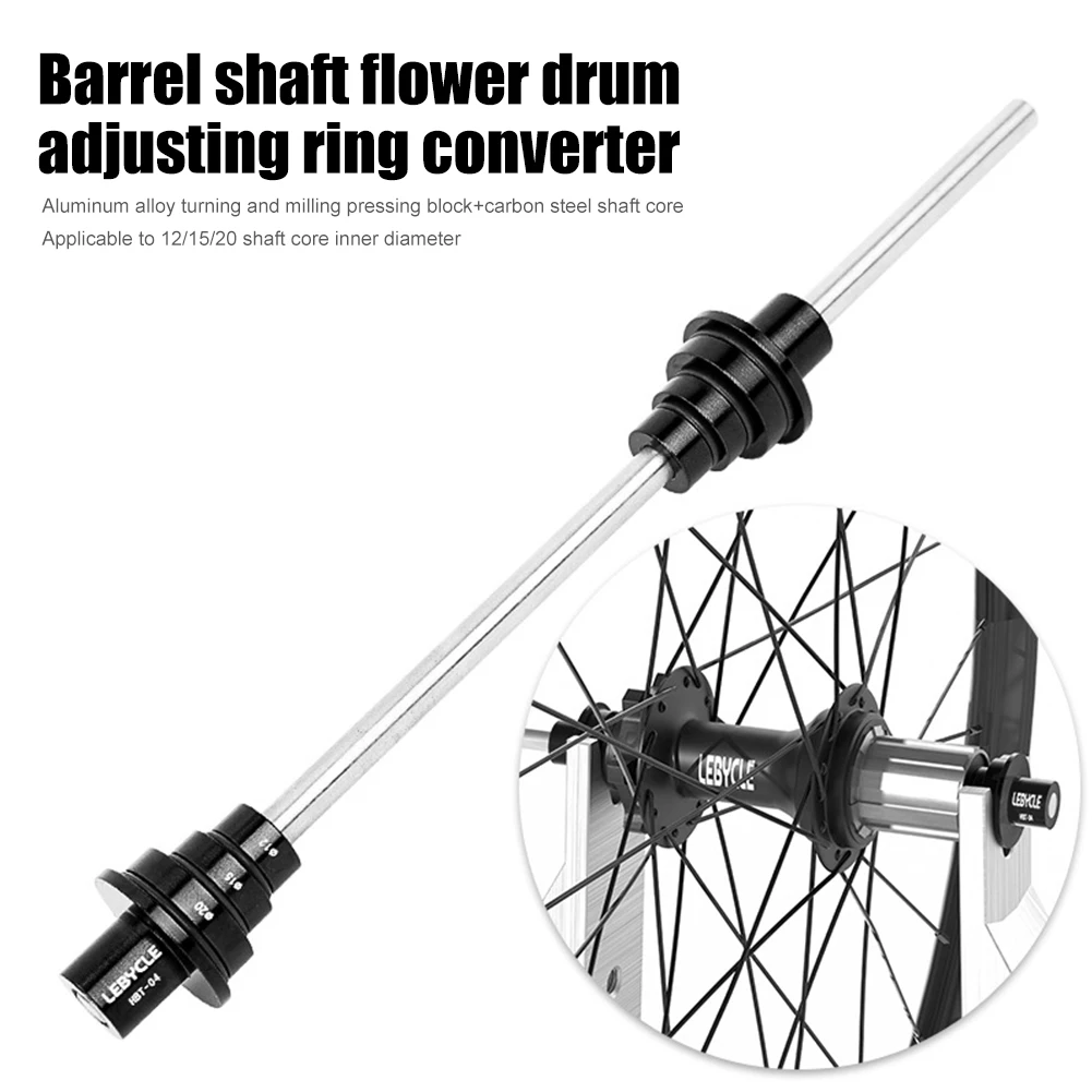 Bike Wheel Truing Stand Adapter Freehub Tools Tuner 20/15/12mm Thru