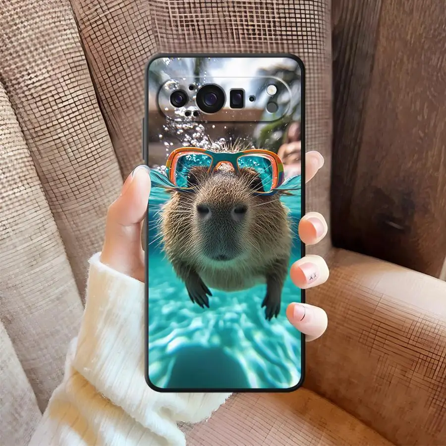 Capybara Cute Fun Phone Cover Case