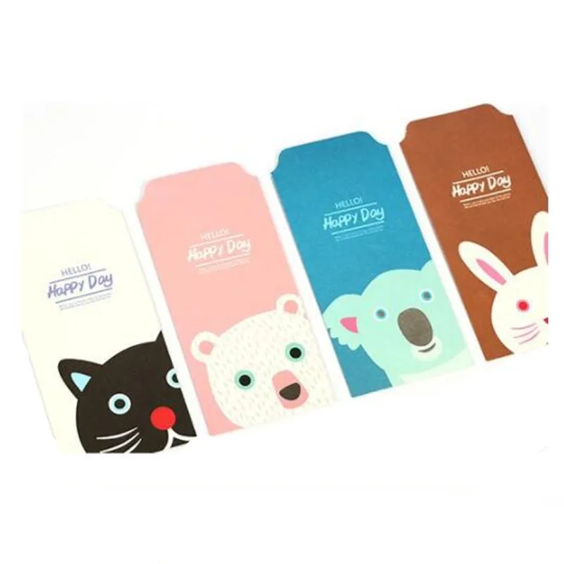 

50 Pcs/lot Cartoon Animal Paper Envelope Fashion People Envelopes Stars Shine Envelope For Party Wedding Letter Invitations