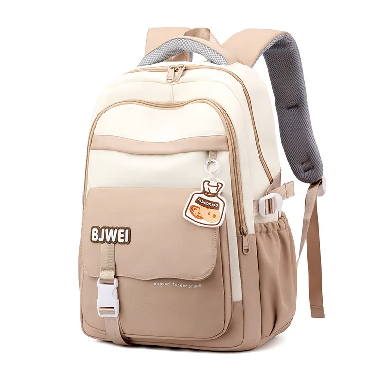 2024 Summer BAIJIAWEI Brand Designer Youth Backpacks for Girls Cute school bag for teenagers Academy style Colorful backpack 2