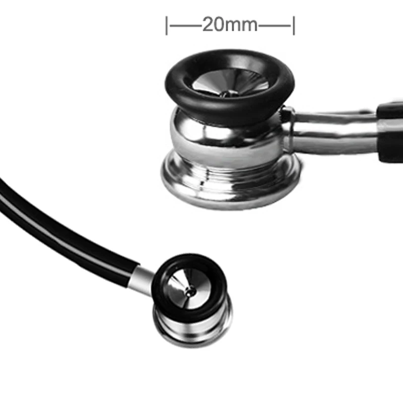 20mm Diameter Chestpiece Infant Neonatal Fetal Lightweight Cardiology Doctor Nurse Dual Head Baby Medical Cute Stethoscope