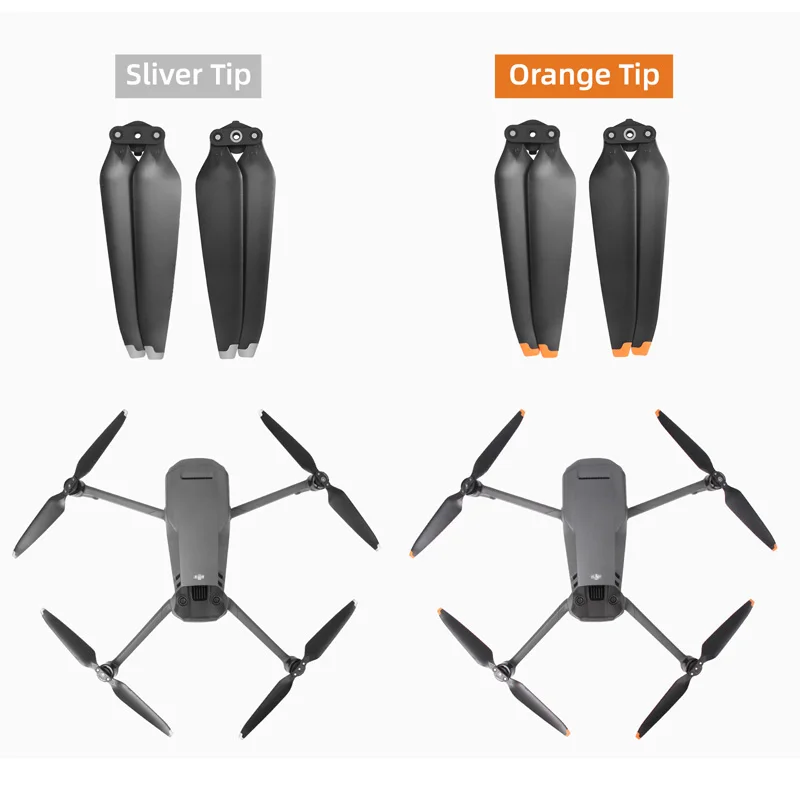 Détail des hélices DJI Mavic 3 9453F, mettant en avant leur matériau résistant et leur finition