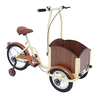 Vente de liquidation : Tricycle pour enfants avec panier, vélo à trois roues réglable pour enfants avec roues de sécurité pour les jeux en plein air et les courses 5