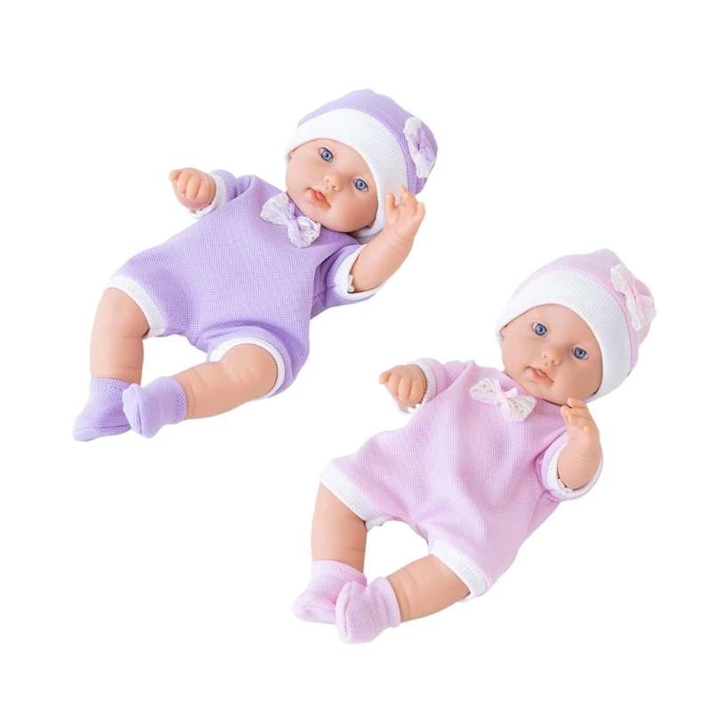 

12-дюймовая кукла Life Like Reborns, игрушка подарок на день рождения, мягкая трогательная кукла для новорожденных с одеждой,