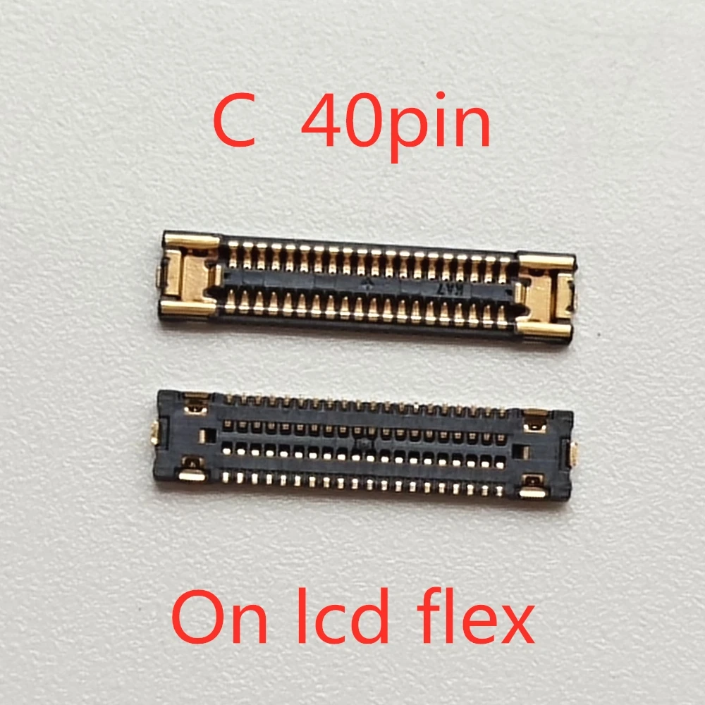 2-10pcs LCD Display Screen Flex FPC Connector For Samsung Galaxy A52 A72 A525 A526 A725 A725F A52 A526F Plug On Board 40 78 pin