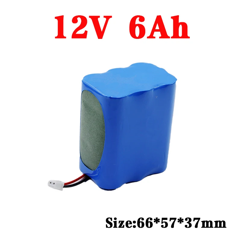 Nuovo pacco batteria 12V 18650 batterie ricaricabili agli ioni di litio 3000mah 3S1P con scheda di protezione celle al litio BMS + caricabatterie 12,6V - immagine 4