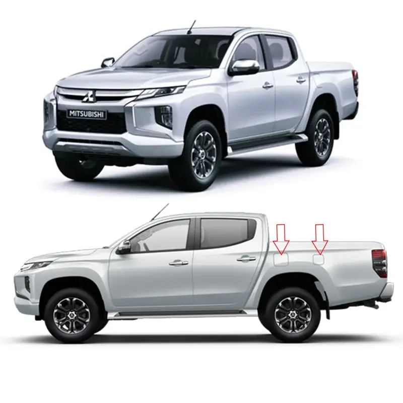 Mitsubishi Triton L200 용 휠 아치 펜더 플레어 머드 가드 2019 2020 2021 2022 Ram 1200 Strada Strakar 더블 탱크 액세서리