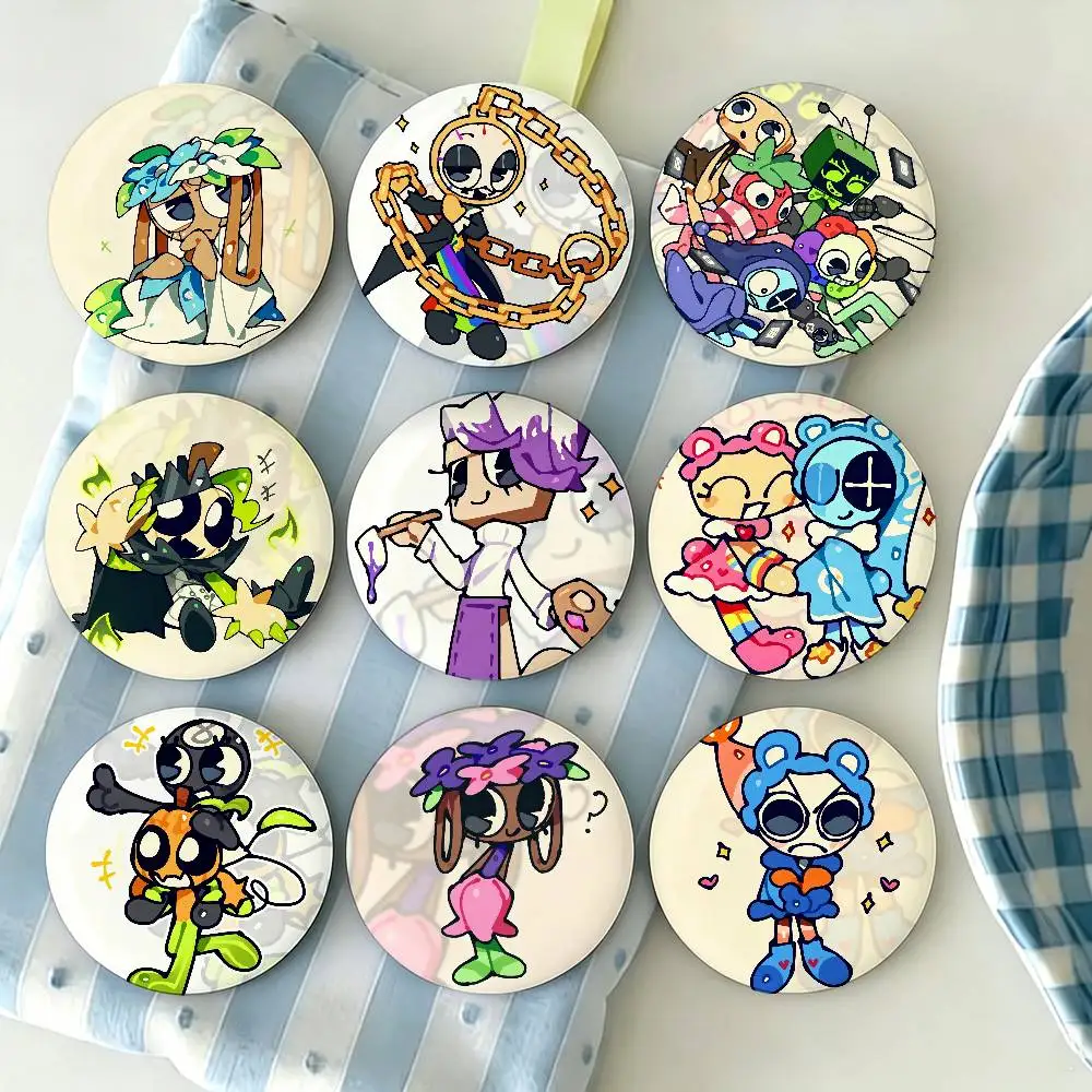 D-Dandys World Button Pins - Fun Backpack & Clothing Decor Brooch Badge Gifts