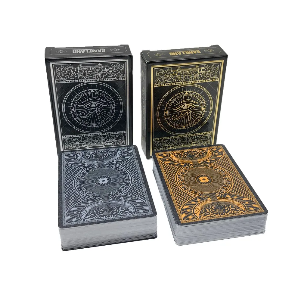 Plastic Poker Cards Waterproof Durable Mysterious Egypt Playing Cards Family Game Gift 1 Deck L717