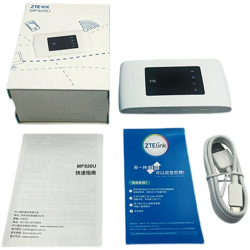 모바일 와이파이 핫스팟 라우터 지지대 SIM 카드, ZTE MF920U, 4G LTE, 글로벌 150 Mbps, PK MF90, MF910, E5573