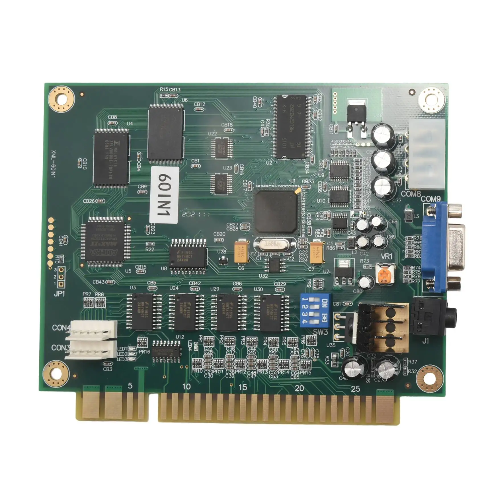 

60 In 1 Classical Game Pcb Board For Jamma Arcade Game Machine Vertical Video Cga Vga Output Table Top Coin Operated Arcade A
