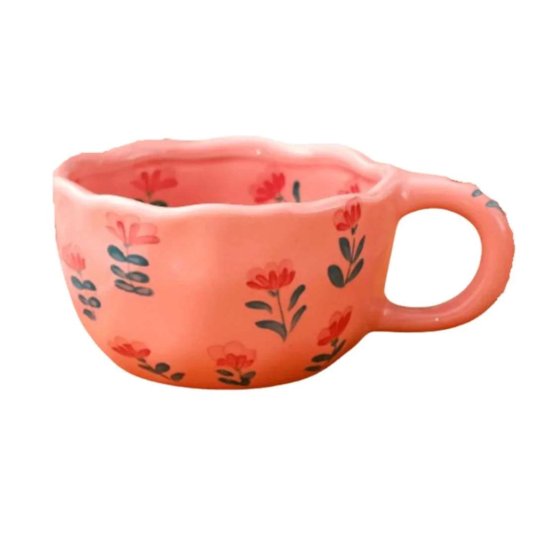 أكواب قهوة سيراميك فراولة