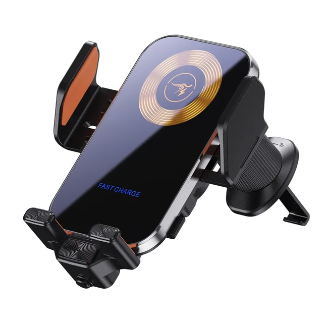 Fast Wireless Car Charger Mount Phone Holder Phone Charging Compatible for iPhone 14/13/12/11 Pro Max/XS For Xiaomi For Samsung