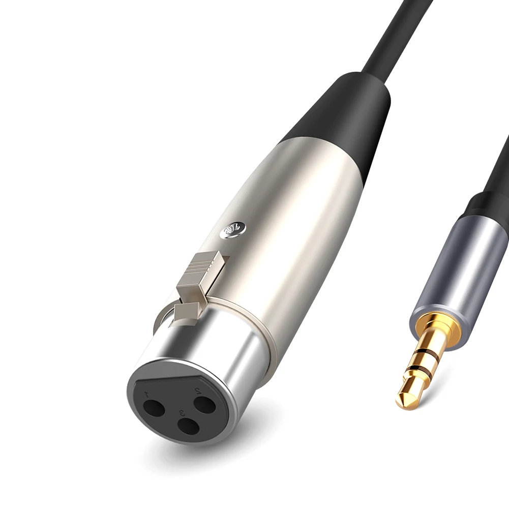 -  ̺   ̺  ڵ, ͼ ũ PC, 3.5mm -XLR ̺, 1.5m