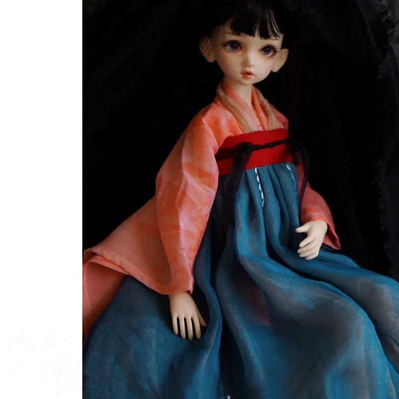 

OB11 Blyth OB27 1/6 Figure Doll 1/8 1/4 1/3 BJD Hanfu Ancient Costume Robe Dress For BJD/SD YOSD MSD SD13 Big Girl Clothes A1582