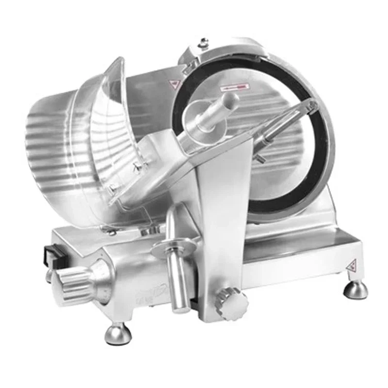 Commercial slicer electric semi-automatic meat slicer cutting fat beef and mutton roll machine frozen meat hand push meat planer 4