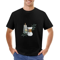 Hand Drawn Coffeemaker - Coffee Lover Art T-Shirt vintage new edition vintage clothes mens white t shirts