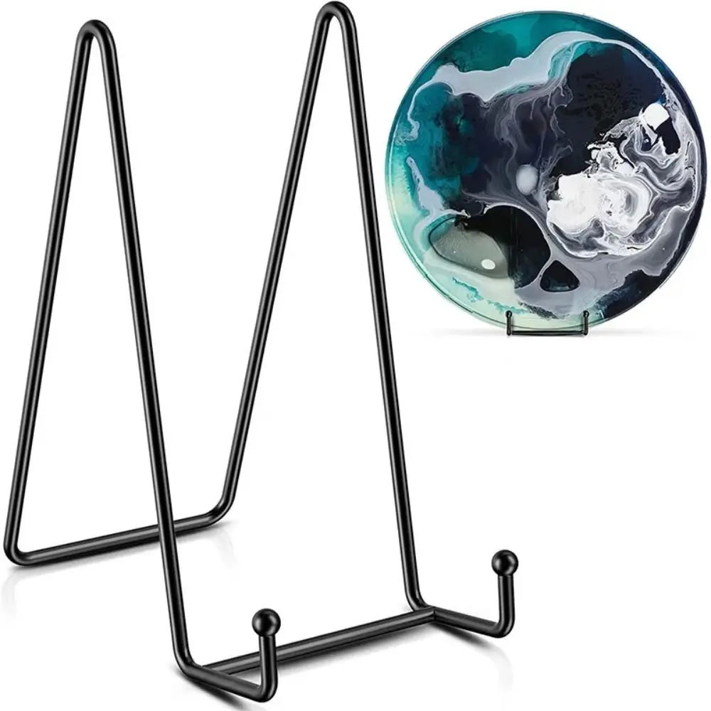 Supporto Portatile per Cornici in Metallo Nero - immagine 3