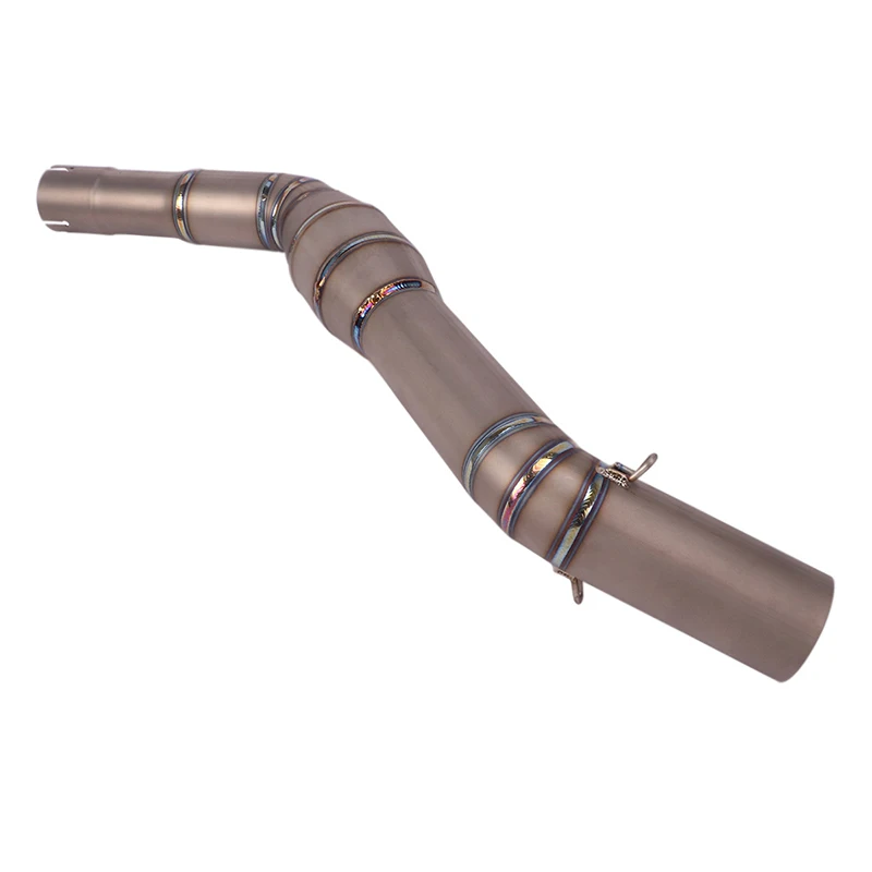 Titanium Alloy For CFMOTO NK400 NK650 NK 400 650 Motorcycle Exhaust Mid Middle Link Pipe Modify 51MM Muffler Escape Moto Slip On - Image 3