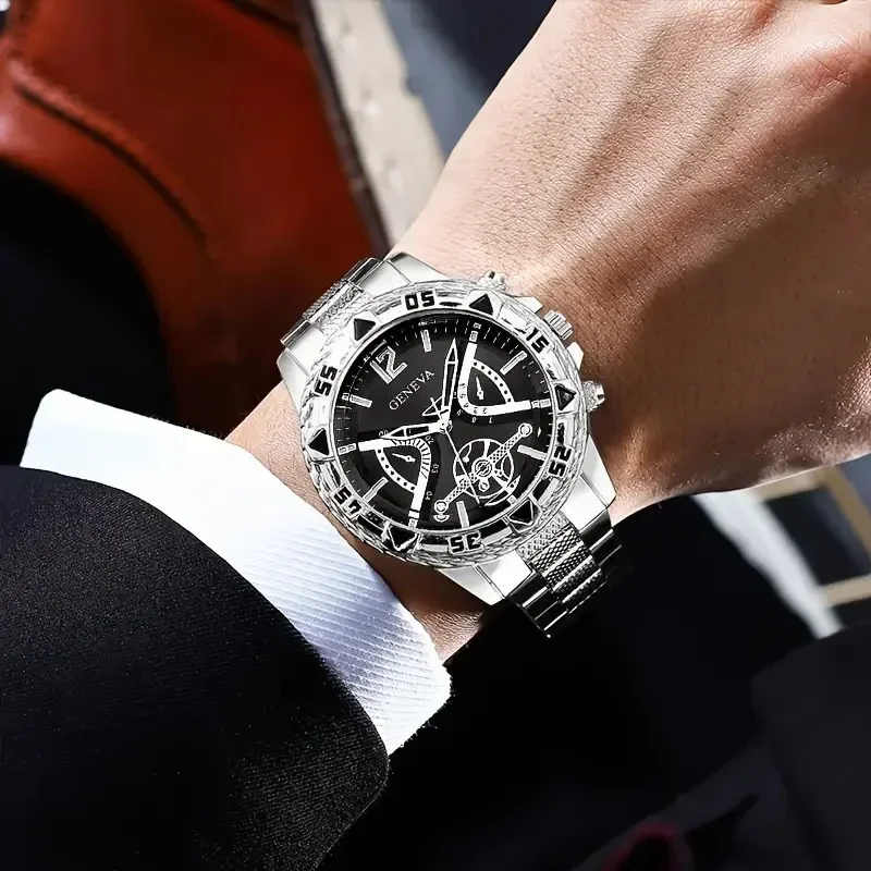 Mens Quartz Watch Classic Business