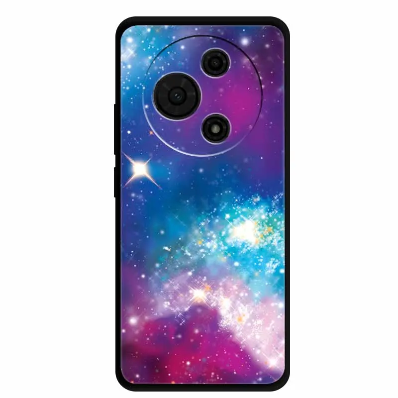 Gradient Marble Painted Silicone Phone Case - Shockproof Soft Cover