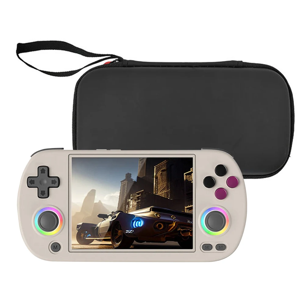 EVA Hard Shell Case Travel Carry Bag Anti-scratch Shockproof Hard Case with Hand Strap for ANBERNIC RG40XX H/RG405M Game Console
