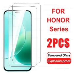 Premium Tempered Glass Screen Protector for Honor - HD Crystal Clear Film (2 PCS)